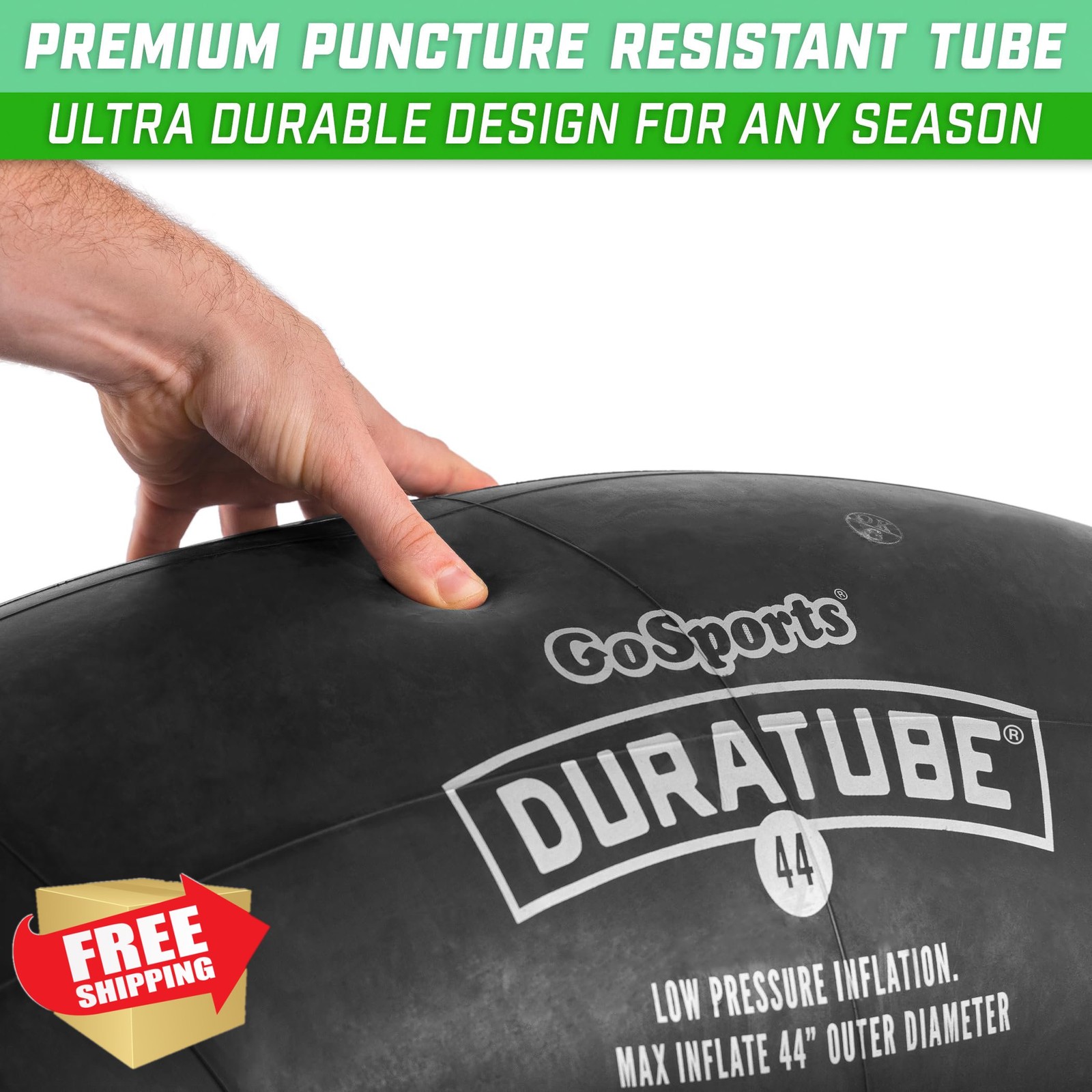 GoSports Duratube 44 Inch Heavy Duty Tire Tube Snow Water