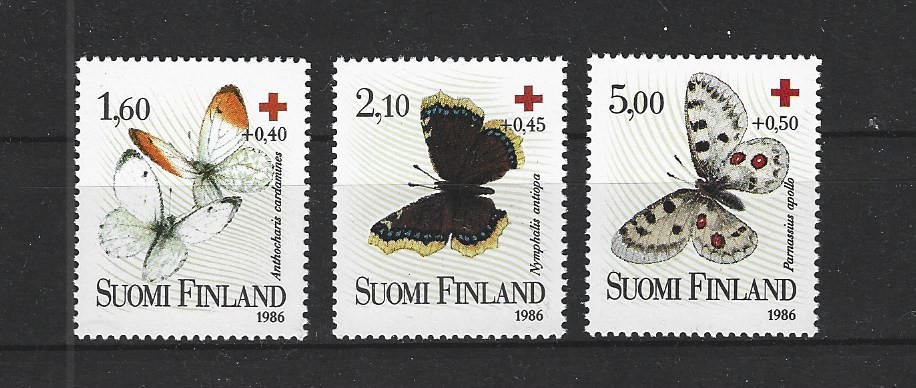 Finland 993 - 95 Butterflies (MNH)