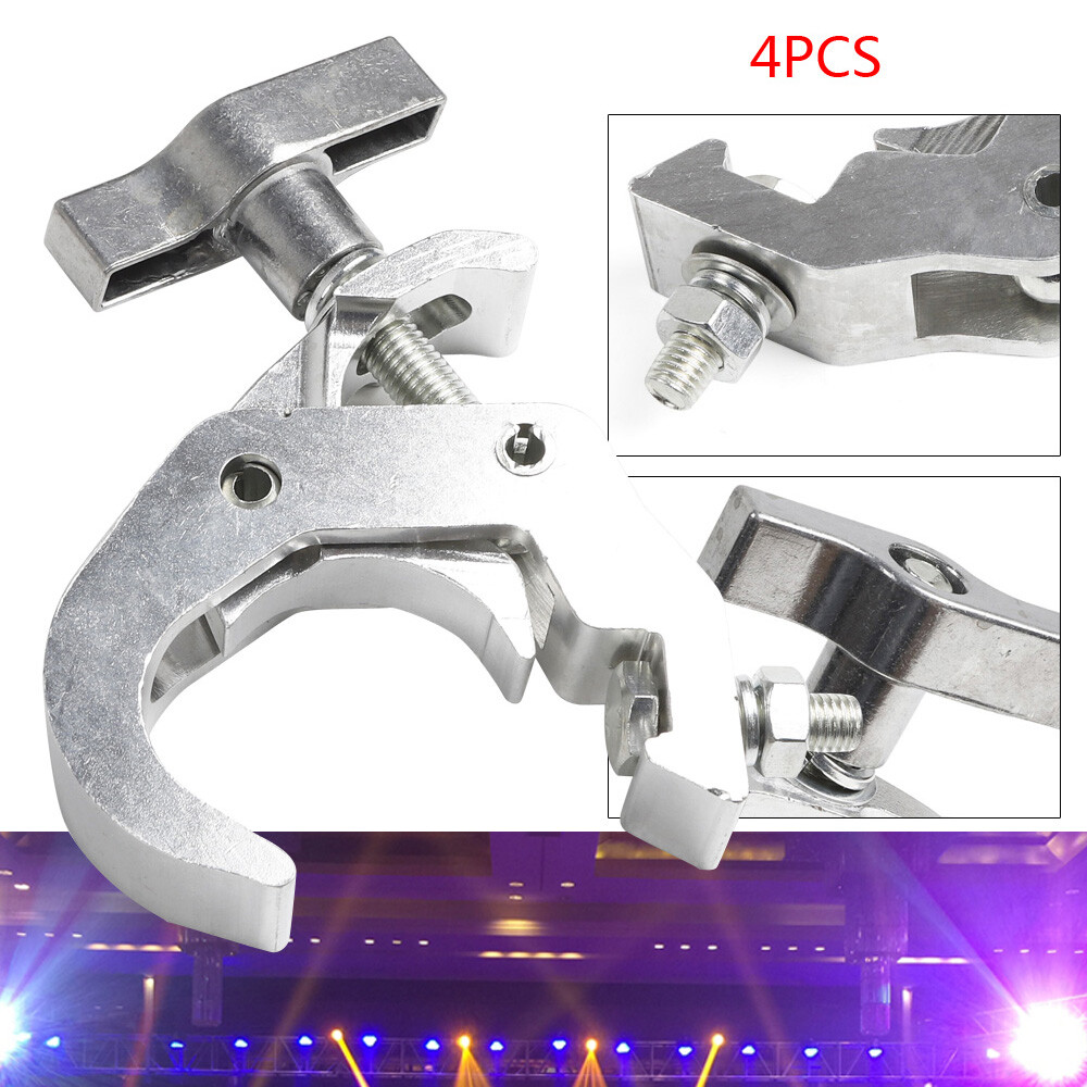 Light Truss Clamps DJ Lighting O Clamp Global Mount Heavy Duty Alloy 330LBS 4pcs