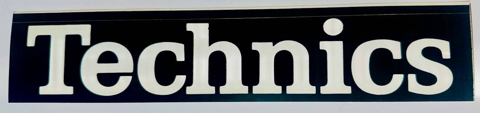 Vintage Technics SL-1200 Pro DJ Turntable Genuine Sticker decal - 11" x 2"
