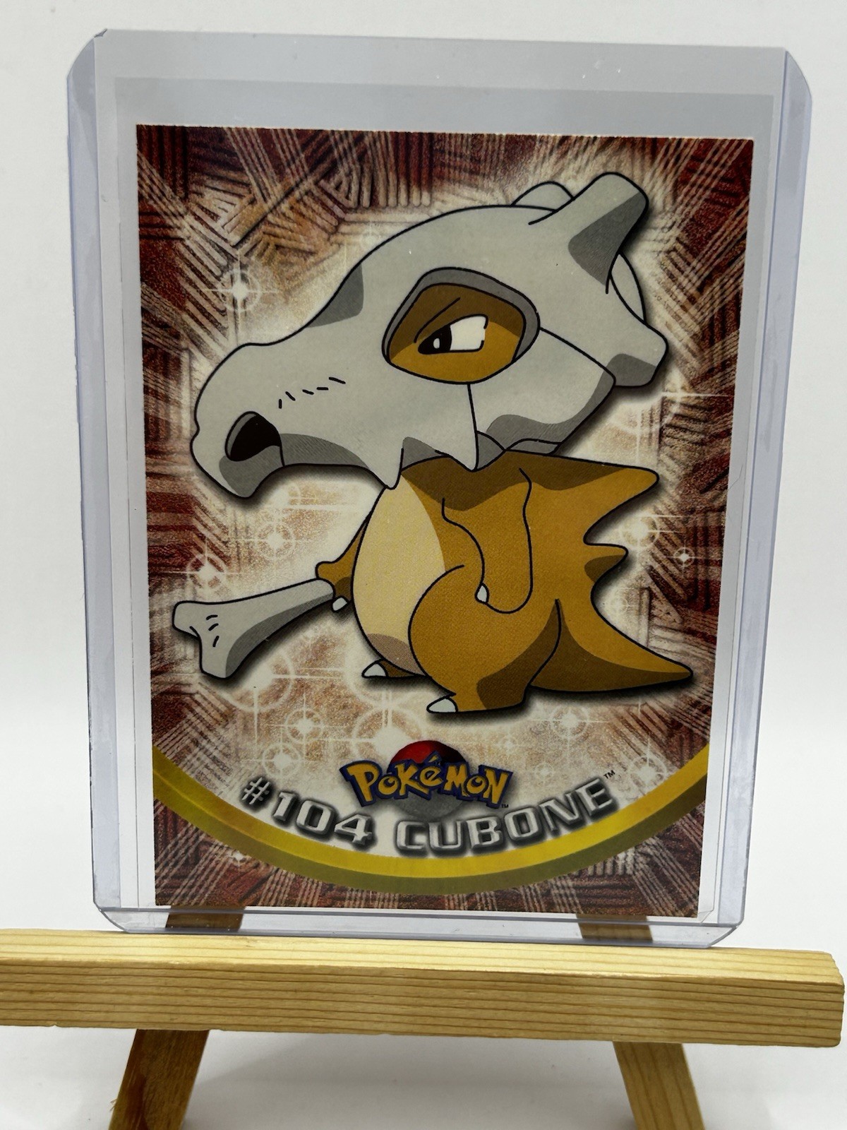 Topps Pokemon Cubone #104 2000 TV Animation Edition Non Holo Blue Logo