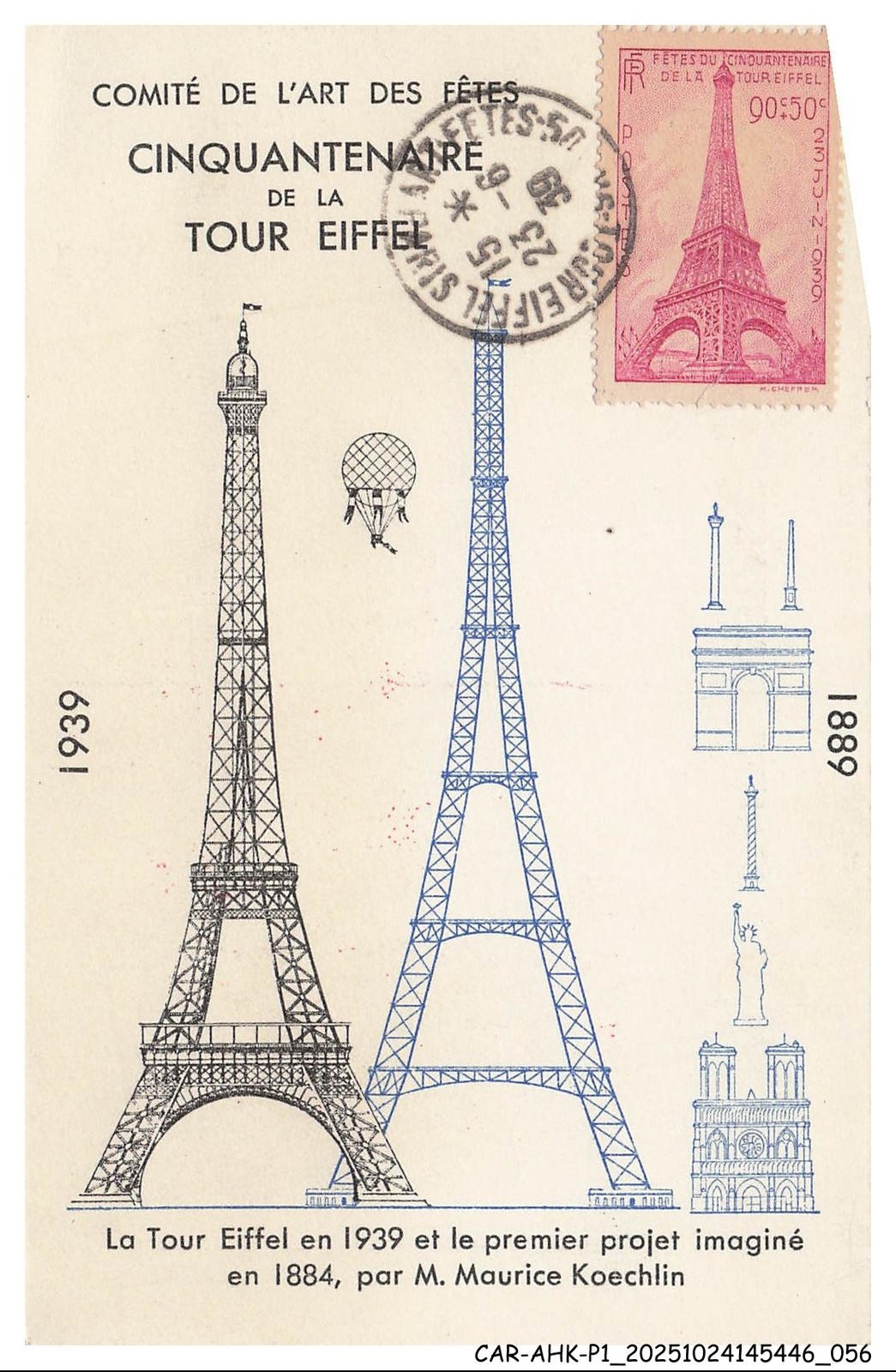 CAR AHKP1 0032 CARTES MAXIMUM - Committee Of the Art Fetes - Fiftieth