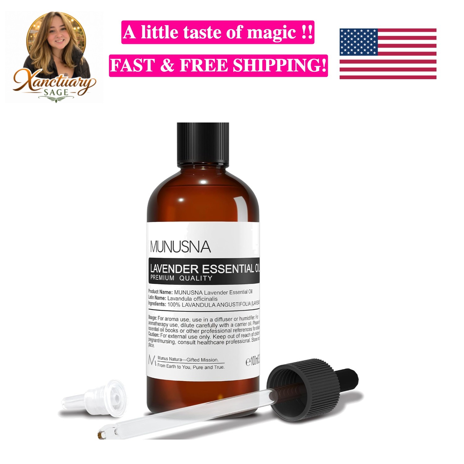 Lavender Essential Oil, Pure & Natural Lavender Oil 100ML,  Grade Essential O...