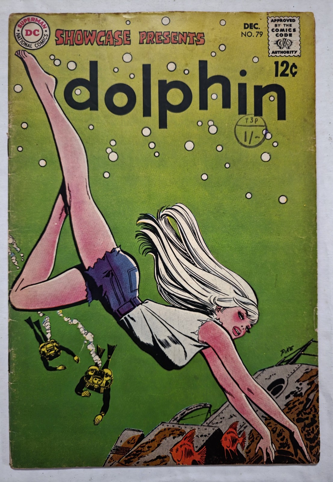 Showcase #79 DC Comics 1968 Key 🔑 1st Appearance Dolphin - Jay Scott Pike Cover