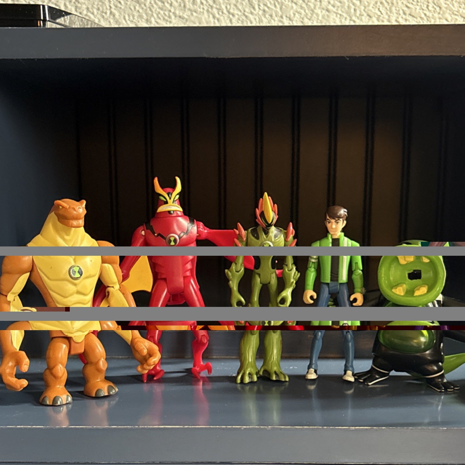 Ben 10 Alien Force Figure Lot Swampfire Four Arms Wildvine Upgrade Echo Echo Ben