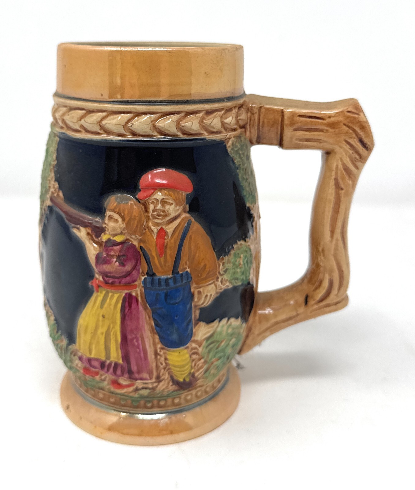 Vintage German Beer Stein 16 Oz Mug Ceramic Japan