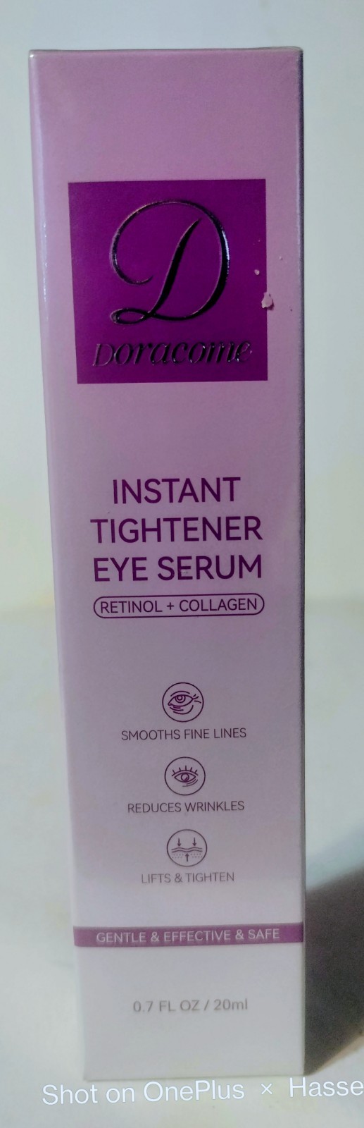 Doracome Instant Tightener Under Eye Serum .07 oz-20ml New Seaed