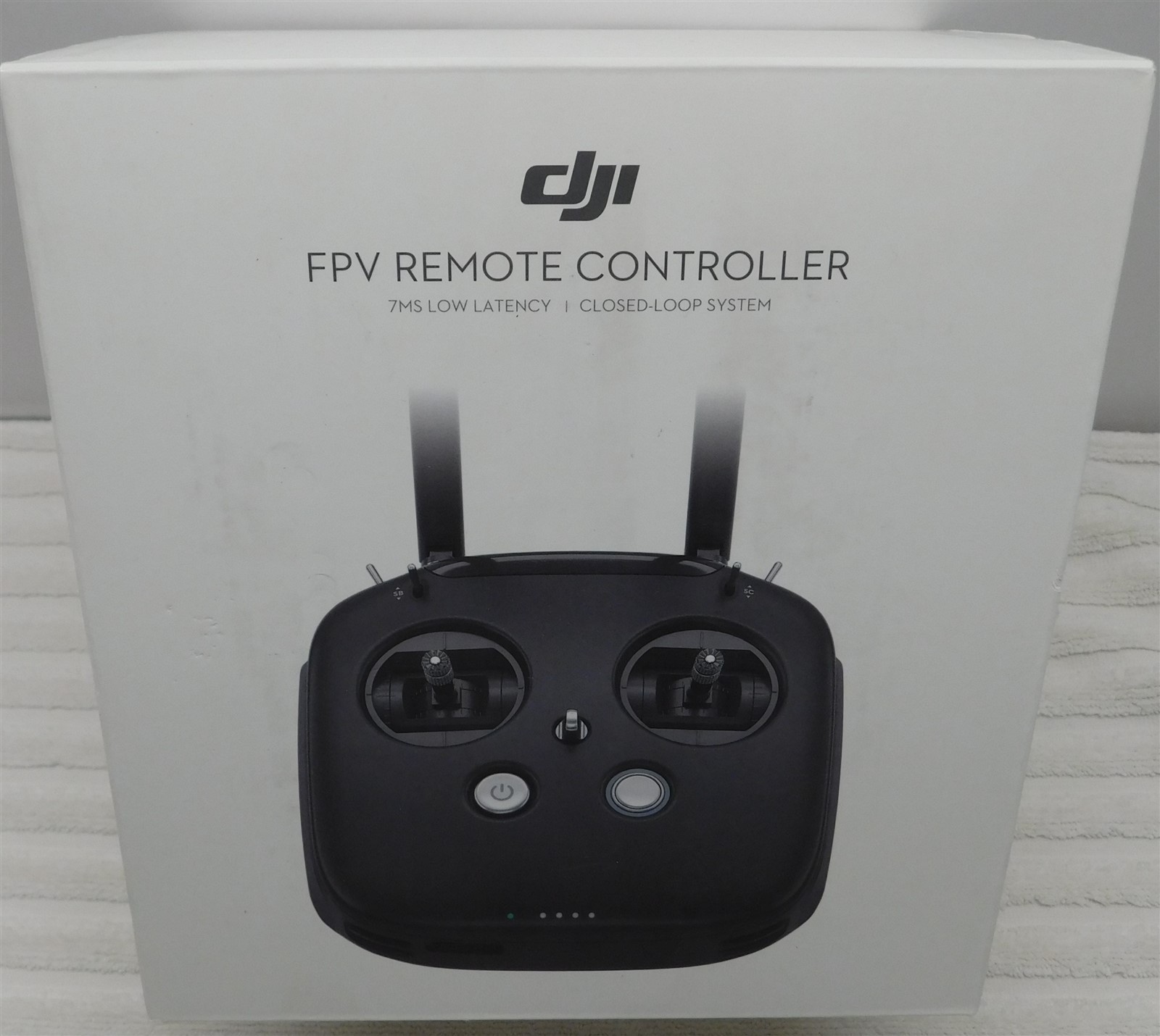 DJI Black FPV Remote Controller 7MS Low Latency Closed Loop System New in Box