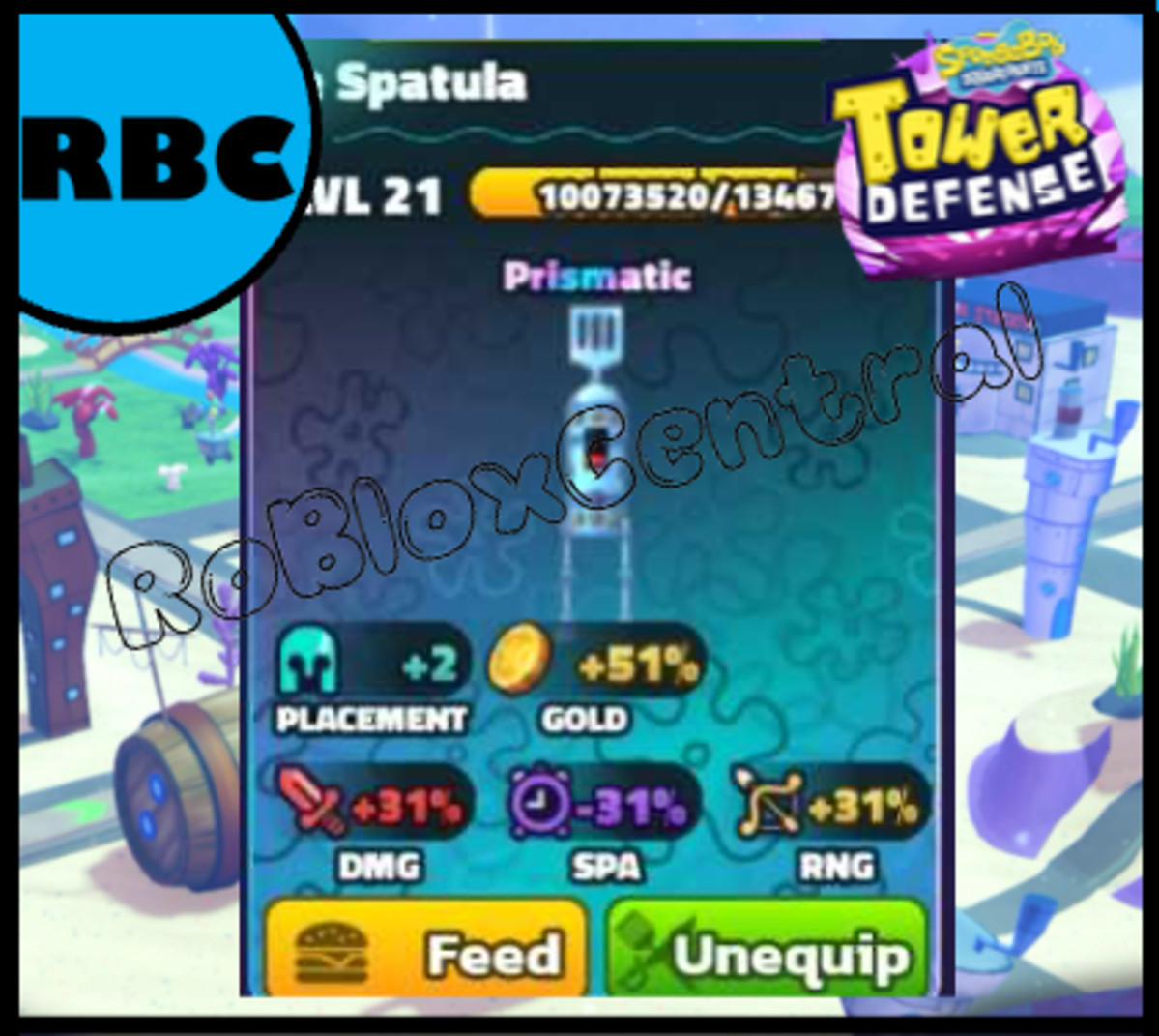 LE SPATULA - CHEAP SPONGEBOB TOWER DEFENSE - SBTD UNIT