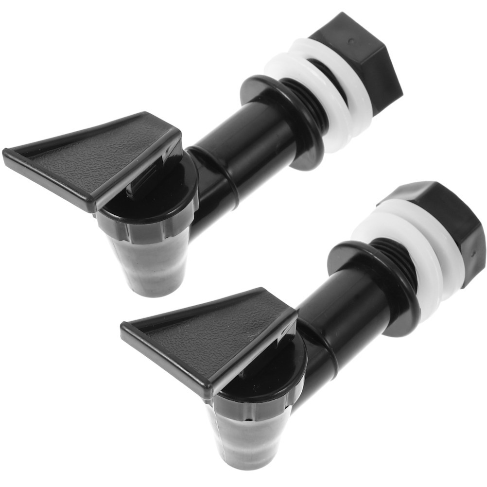 2 Pcs Reusable Plastic Water Cooler Faucet Spigots for Beverage Dispenser Jugs