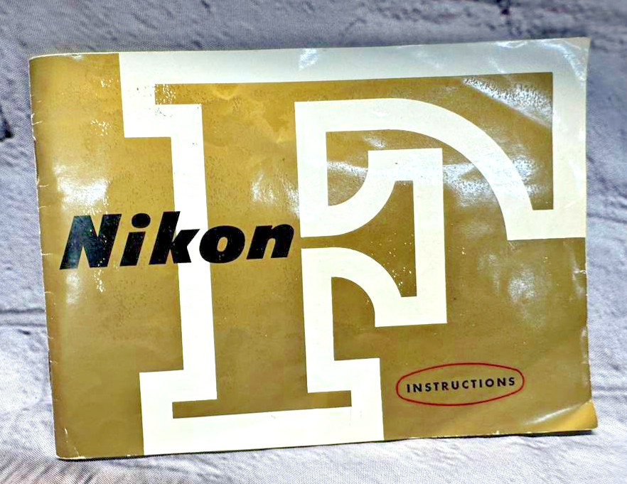 Nikon F Camera - Original Manual - Vintage Instruction Booklet