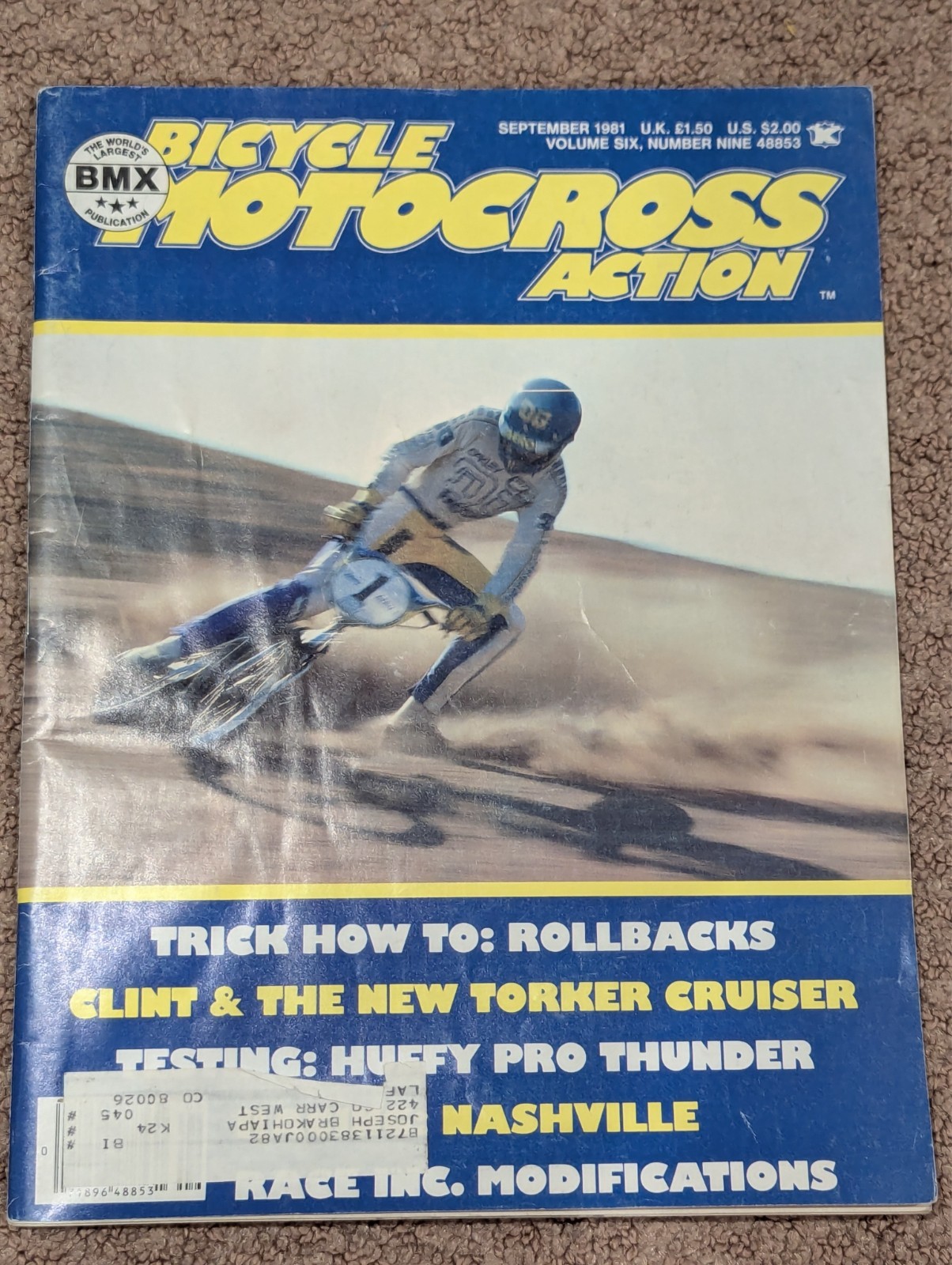 BMX Action Magazine - September 1981 (old school BMX)