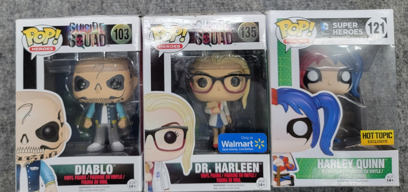 Funko Pop! Vinyl DC Universe Dr. Harleen Quinzel Walmart Exclusive #135 And More