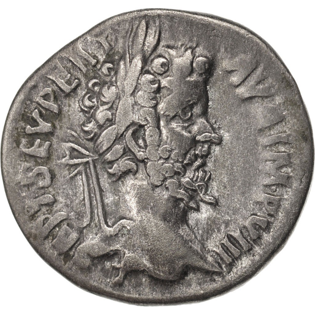 [#403598] Coin, Septimius Severus, Denarius, 196, Laodicea, AU, Silver, RIC:491,