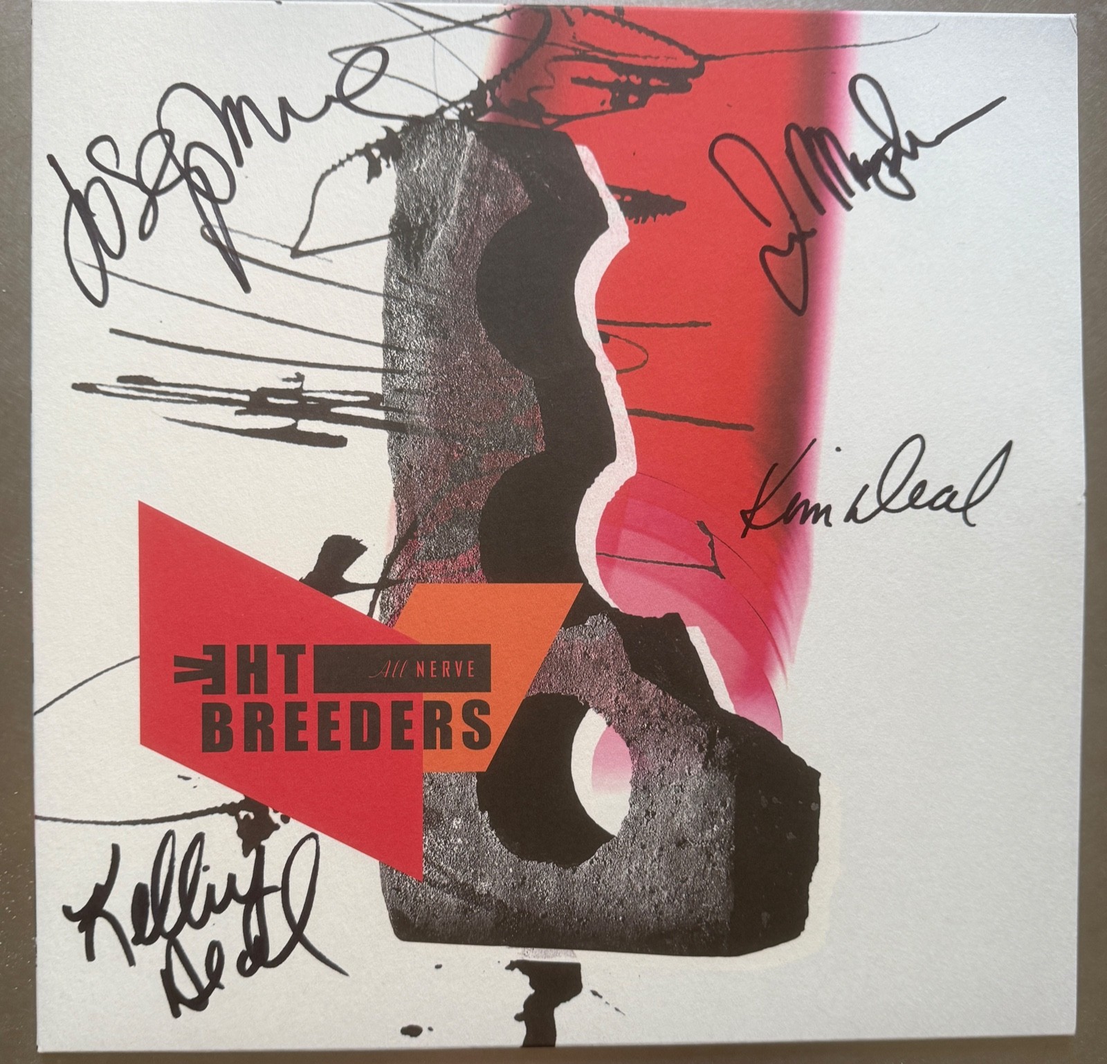 The Breeders  : All Nerve fully signed autographed vinyl ( The Pixies )