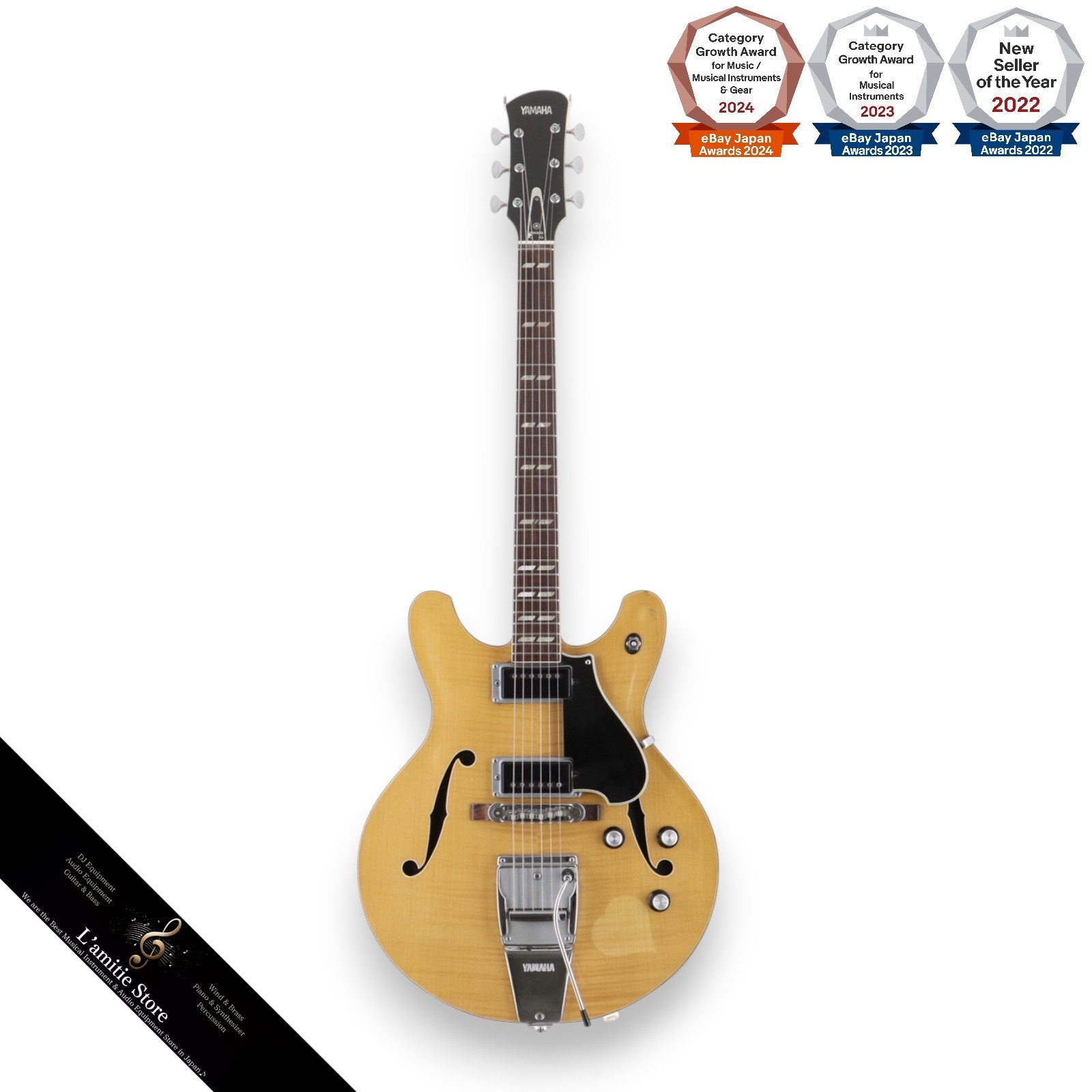 Yamaha SA50 SemiAcoustic Guitar Natural Japan 196772 3.37kg