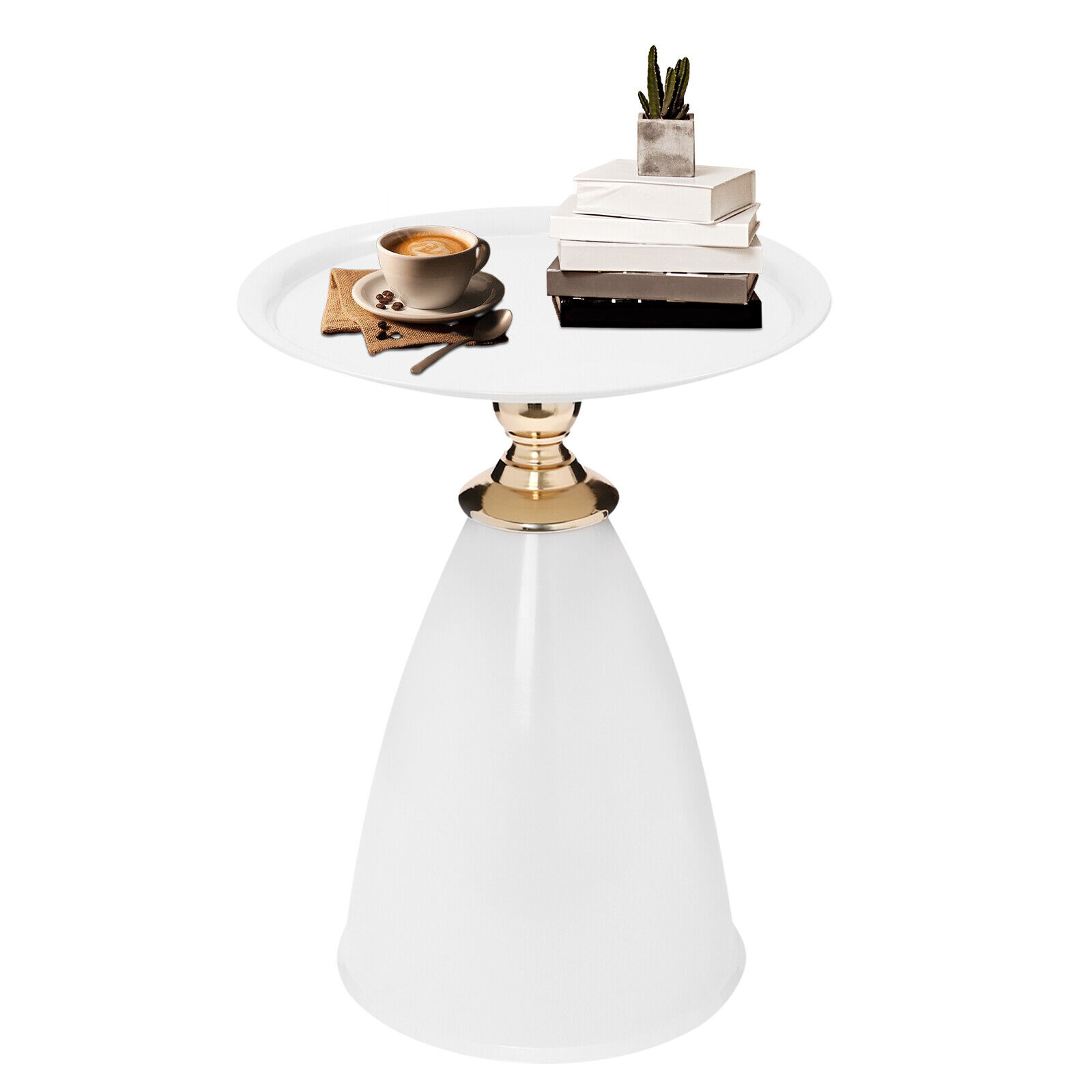 Side End Table, Small Round Side Table, For Living Room, Bedrooms, Offices