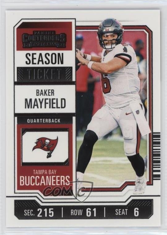 2023 Panini Contenders Season Ticket Retail Baker Mayfield #92 uk2