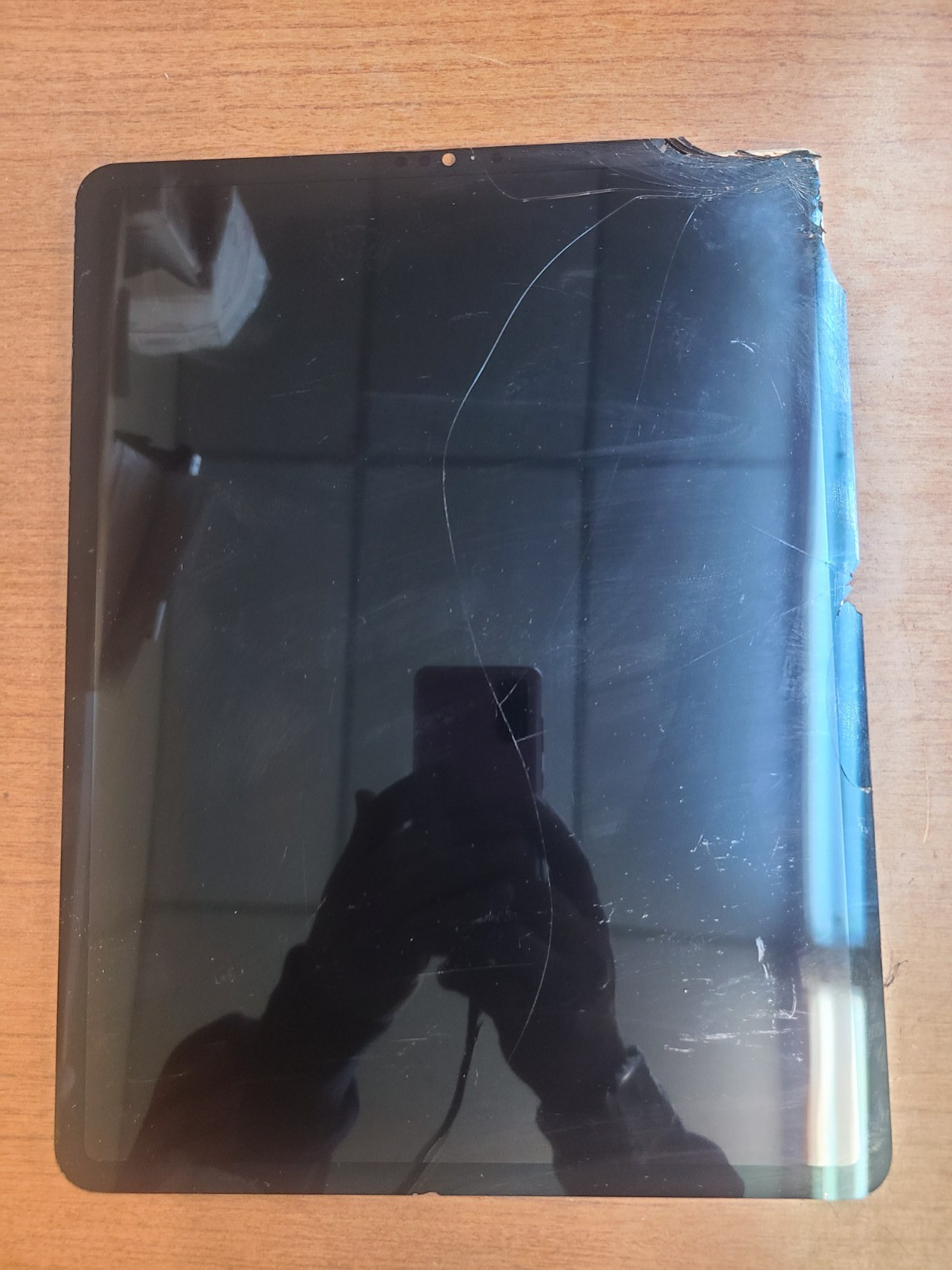 FOR iPad Pro 12.9 Gen 5th 6th A2379 Cracked Screen but Good LCD For Parts Only!