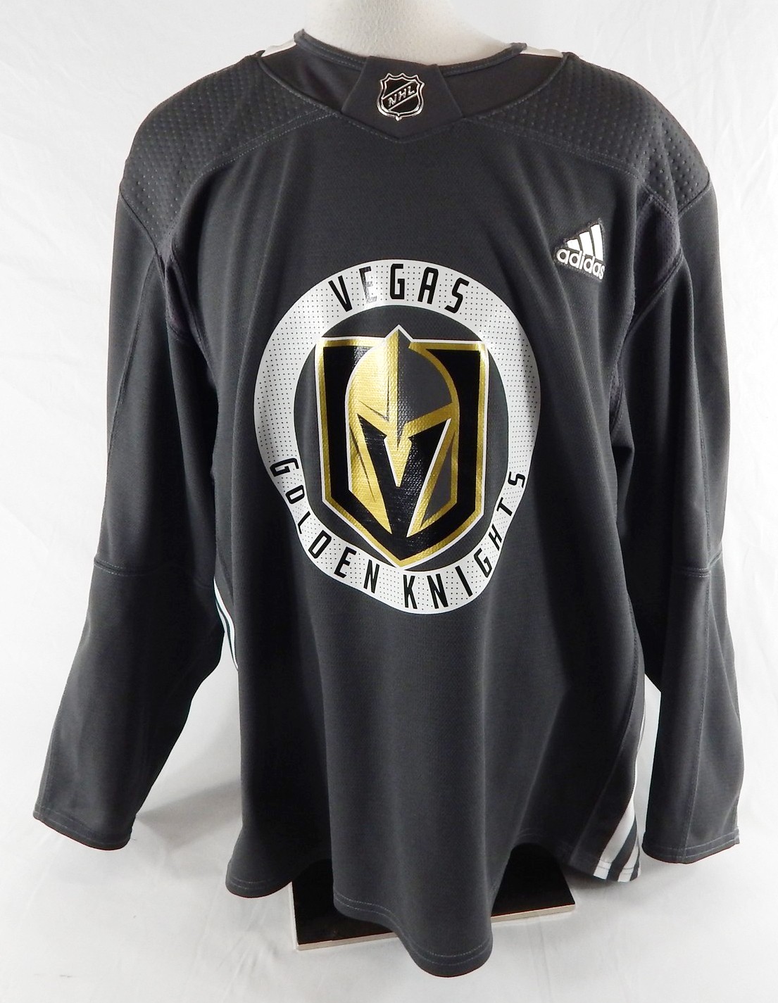 2017-18 Vegas Golden Knights Nick Cousins #21 Game Used Grey Practice Jersey 3