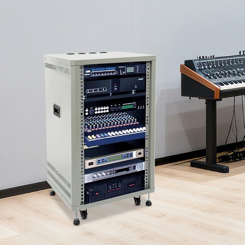 Dj Mixer Stand With Cable Management & Universal Wheels For Studio Home Theater