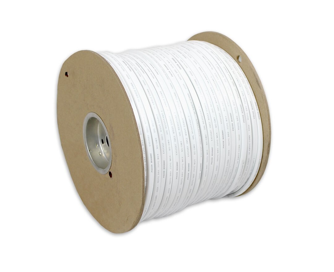 PACER W16/2DC-500 16/2 UL BOAT CBL RB WJ 500FT RL; Stranded Conductor; 16/2 AWG;