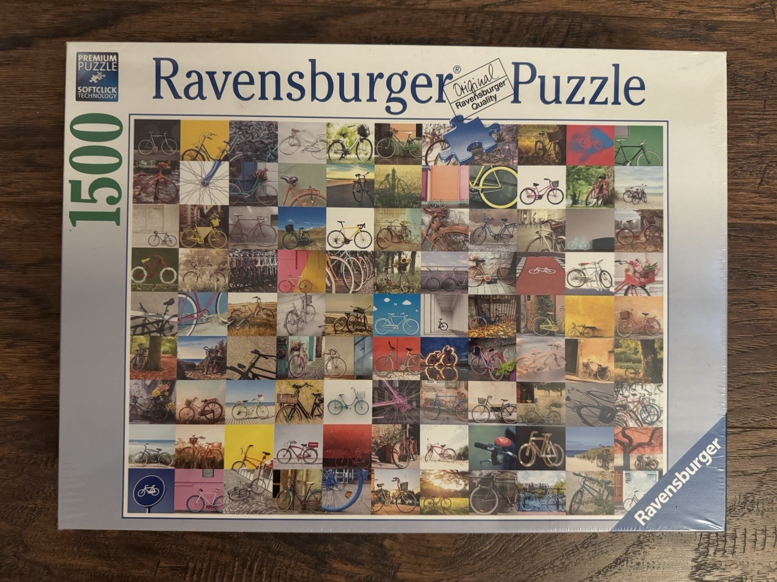 99 Bicycles 1500 Piece Jigsaw Puzzle by Ravensburger 16007