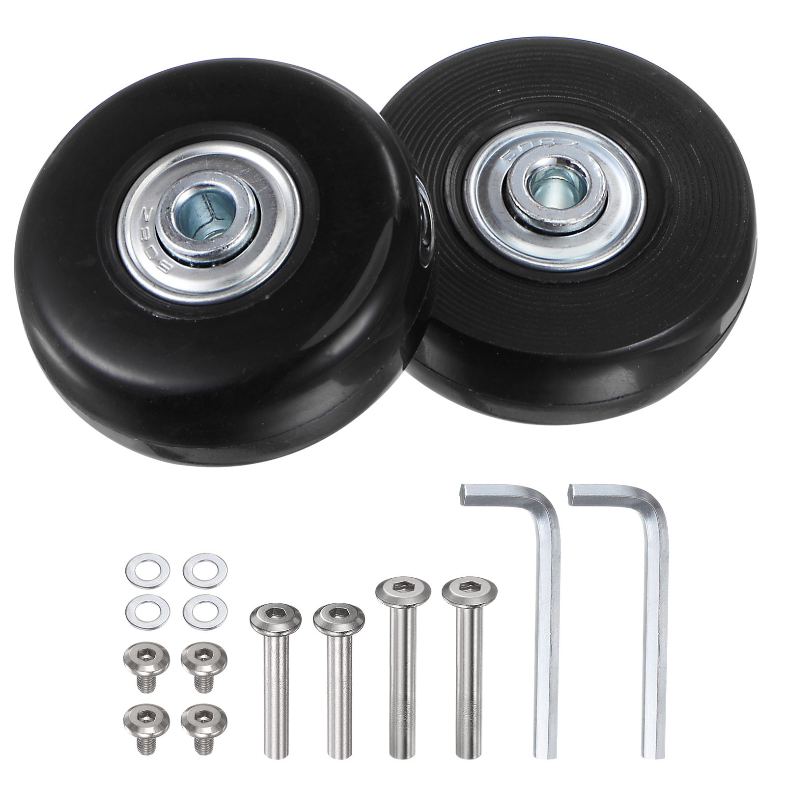 Replacement Luggage Wheels 50mm x 18mm Suitcase Wheel Repair Kits