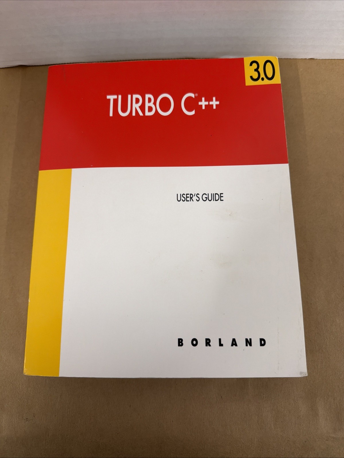Borland Turbo C++ 3.0 Users Guide ONLY, 1998 Microsoft Windows 