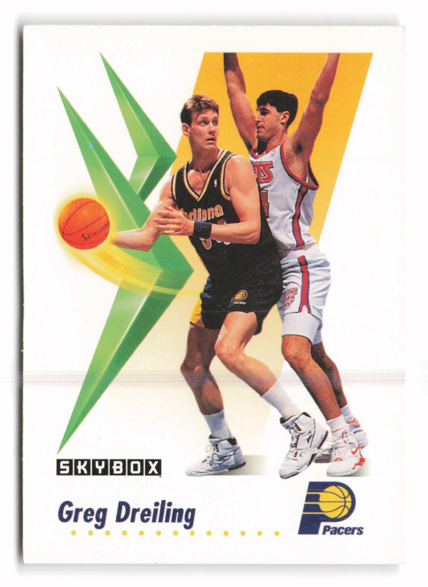 1991-92 SkyBox #111 Greg Dreiling Indiana Pacers