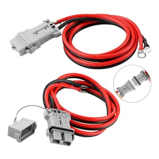 Waterproof Battery Quick Connect Disconnect with 3.94FT 8 50a with 3.94ft cable