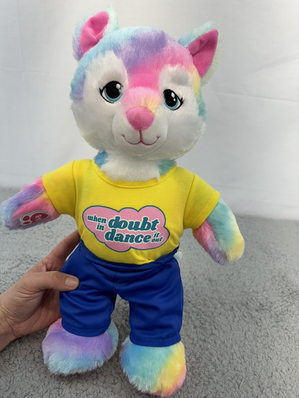 Build A Bear Limited Edition Great Wolf Lodge Exclusive 18in Rainbow Plush Dance