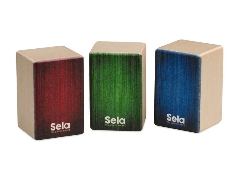 SELA - SE108 Sela Mini Cajon Shaker Set - SOFT/MEDIUM/HARD - NEW