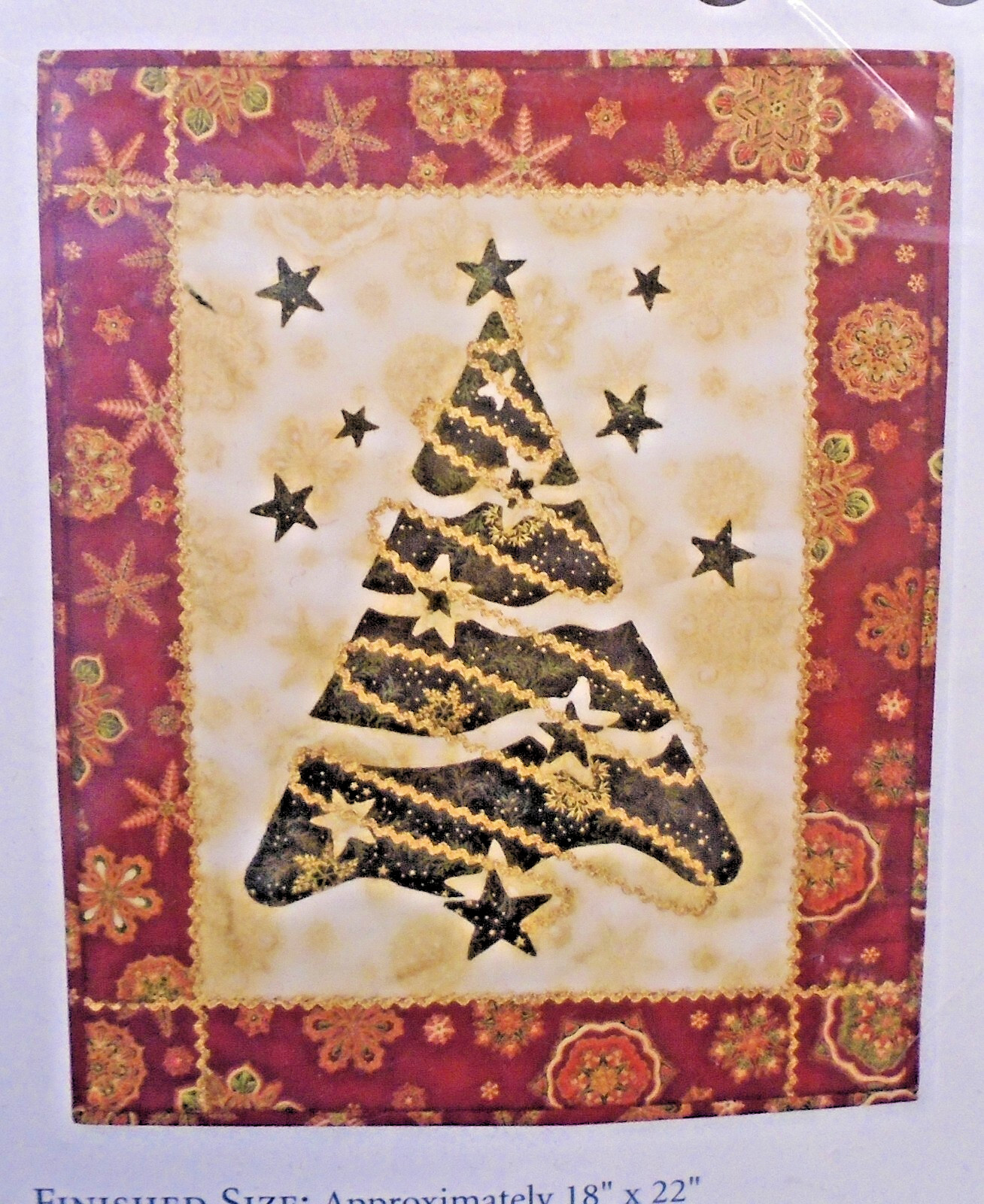 Sewing With Nancys Notions Sew Festive Tree Wall Hanging Quilt Kit 18x22"