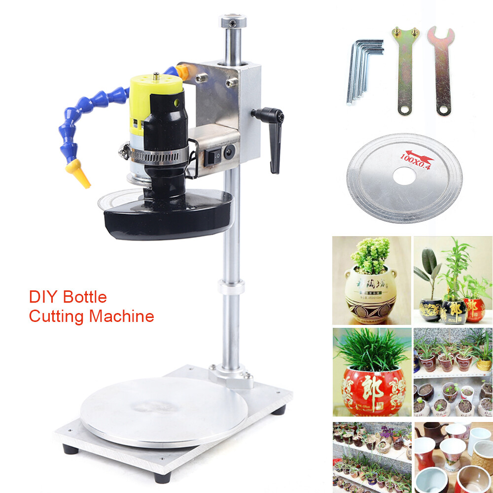 Beer Wine Cutting Machine Glass Bottle Jar DIY Cutter Kit 3000-6000RPM Speed