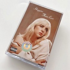 Billie Eilish Happier Than Ever Retro Album Tape Sealed Cassettes