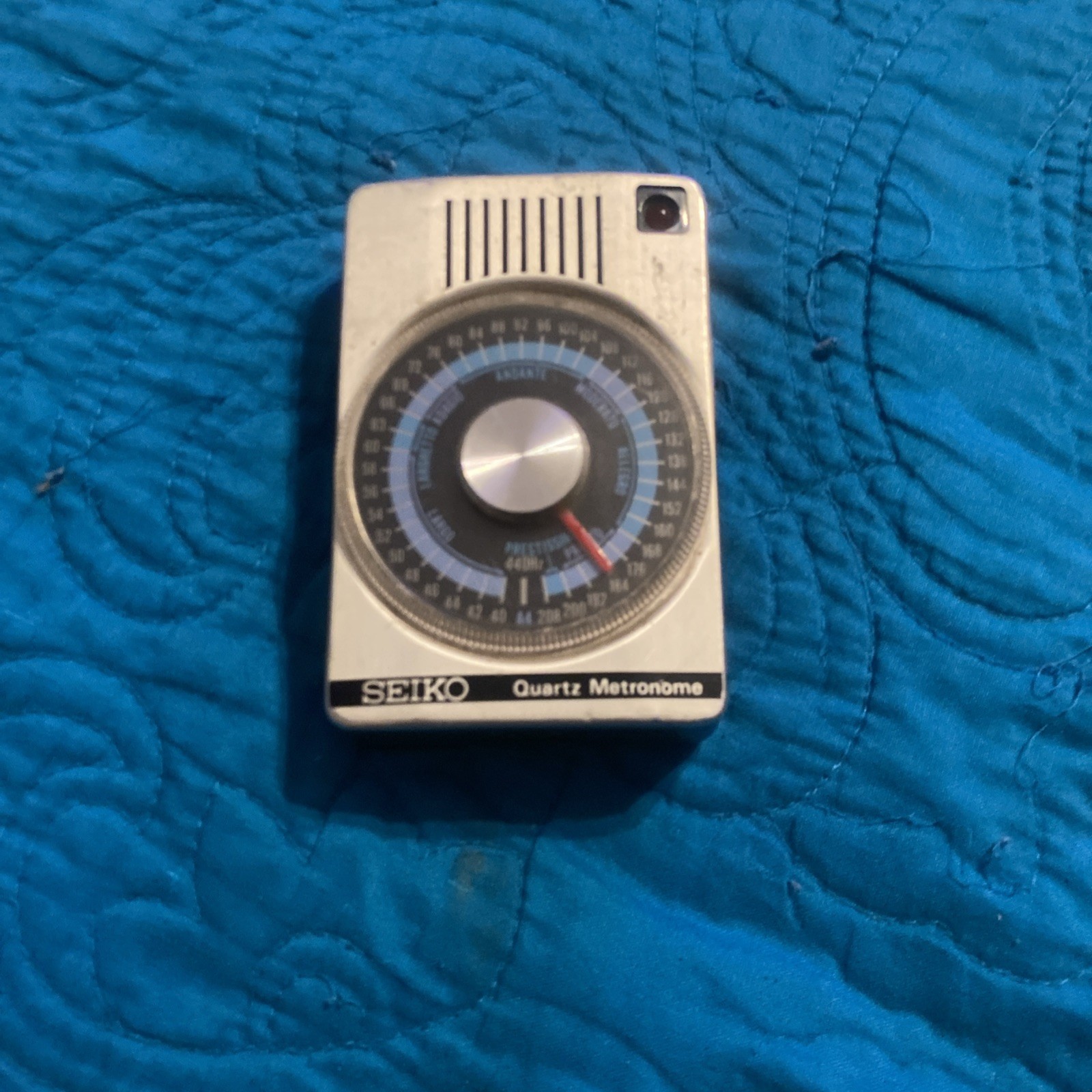 Vintage Seiko SQM-357 QUARTZ METRONOME music electronic beat - TESTED