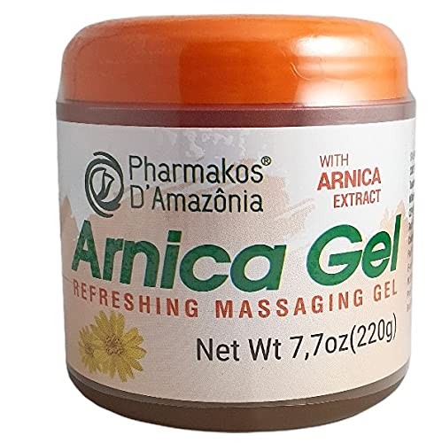 Pharmakos Arnica Gel Cream, Refreshing Massage 7.7 Ounce (Pack of 1), Brown 