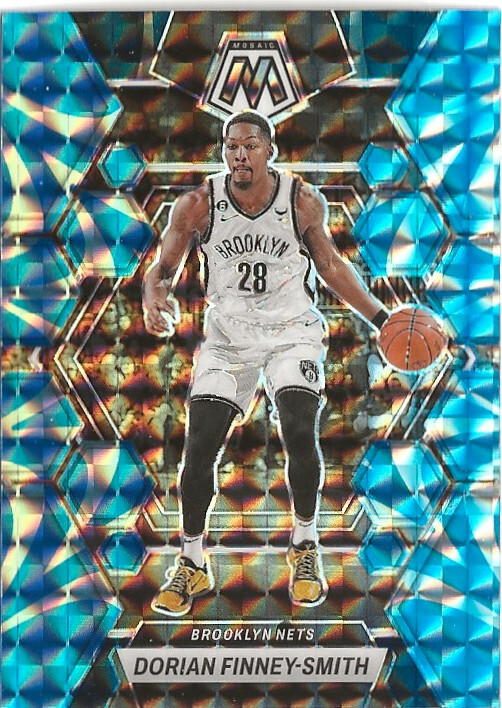 2022-23 Panini Mosaic Dorian Finney-Smith Blue Prizm SP