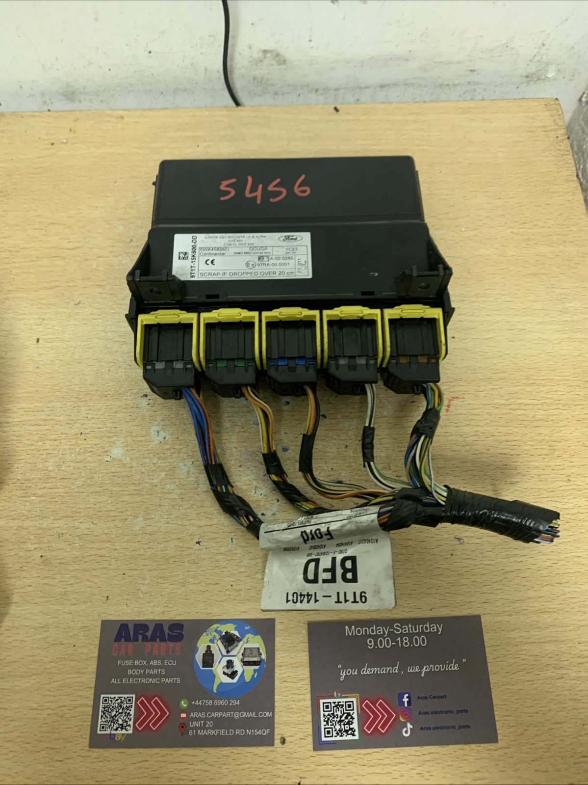 Ford Transit Connect  Central Locking Module 9T1T-15K600-DD 9T1T15K600DD