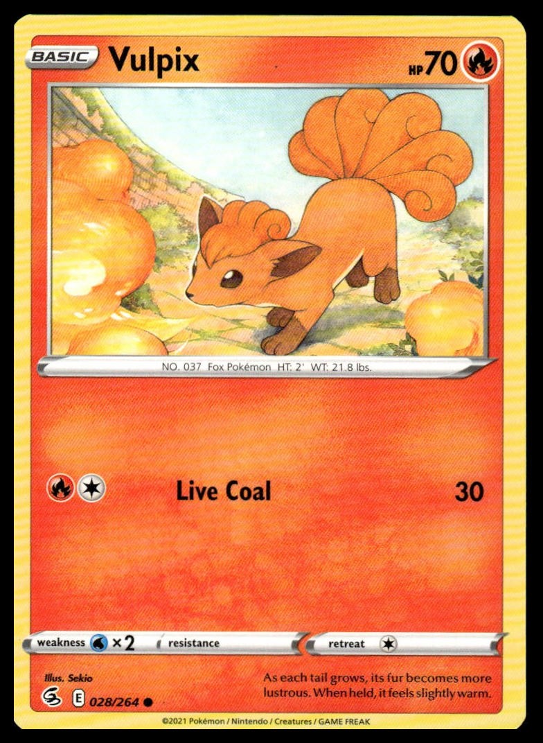 #028/264 Vulpix (28) SWSH08: Fusion Strike Common