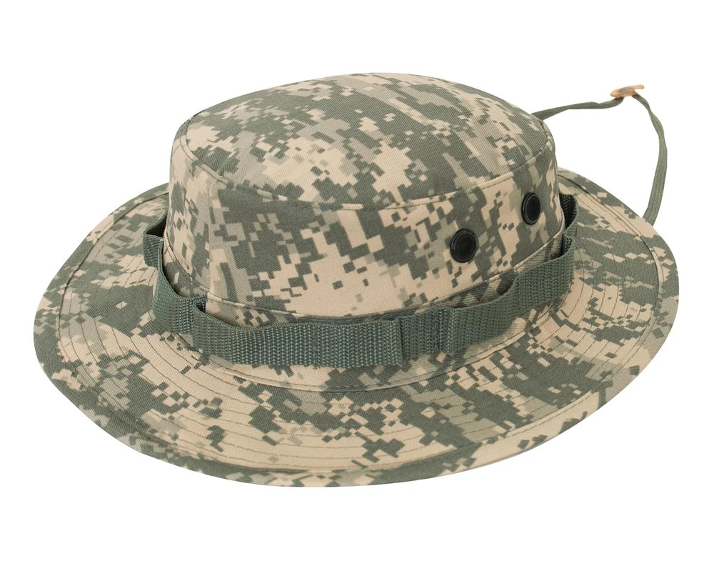 Acu Digital Camo Boonie Hat 360 Sun Defense Adjustable Military Tactical Ha