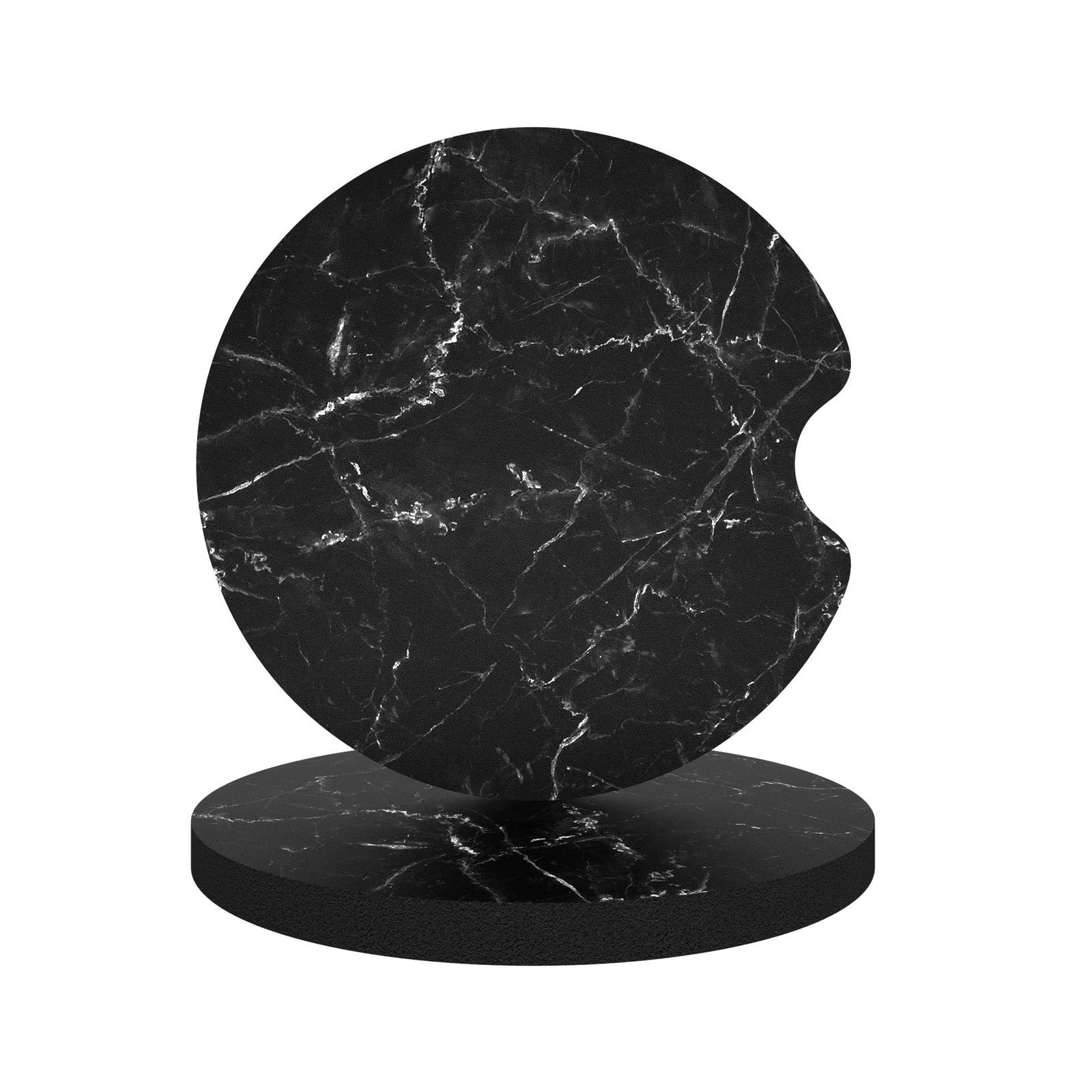 Car Cup Holder Coasters, 2 Pack Universal Auto Anti Slip Insert Coaster with ...