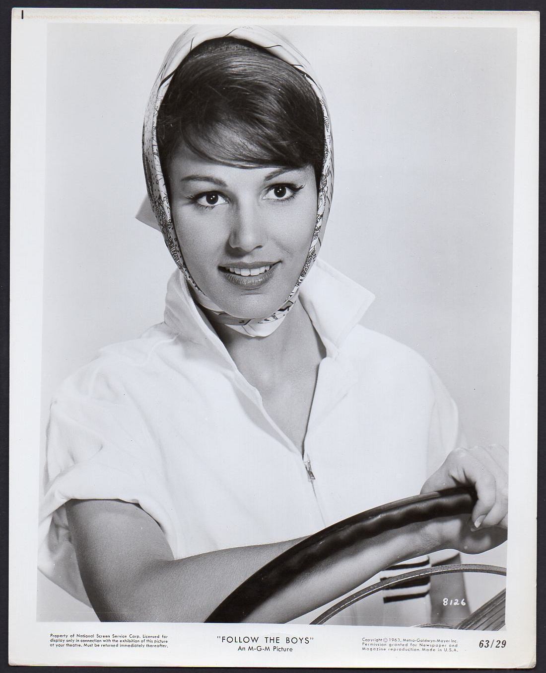 PAULA PRENTISS sexy beautiful actress FOLLOW THE BOYS Orig Movie Photo