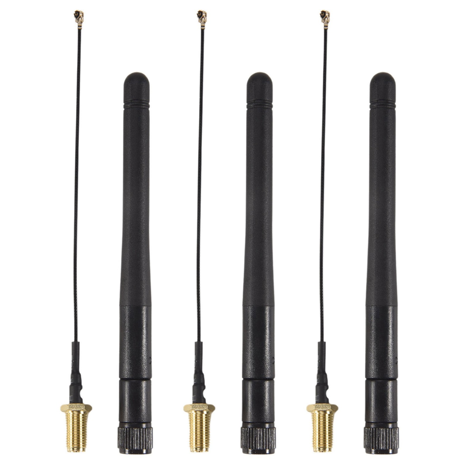 3X 900-1800MHZ Antenna 3Dbi GSM RP-SMA Plug Rubber  Lorawan Antenna + IPX3241