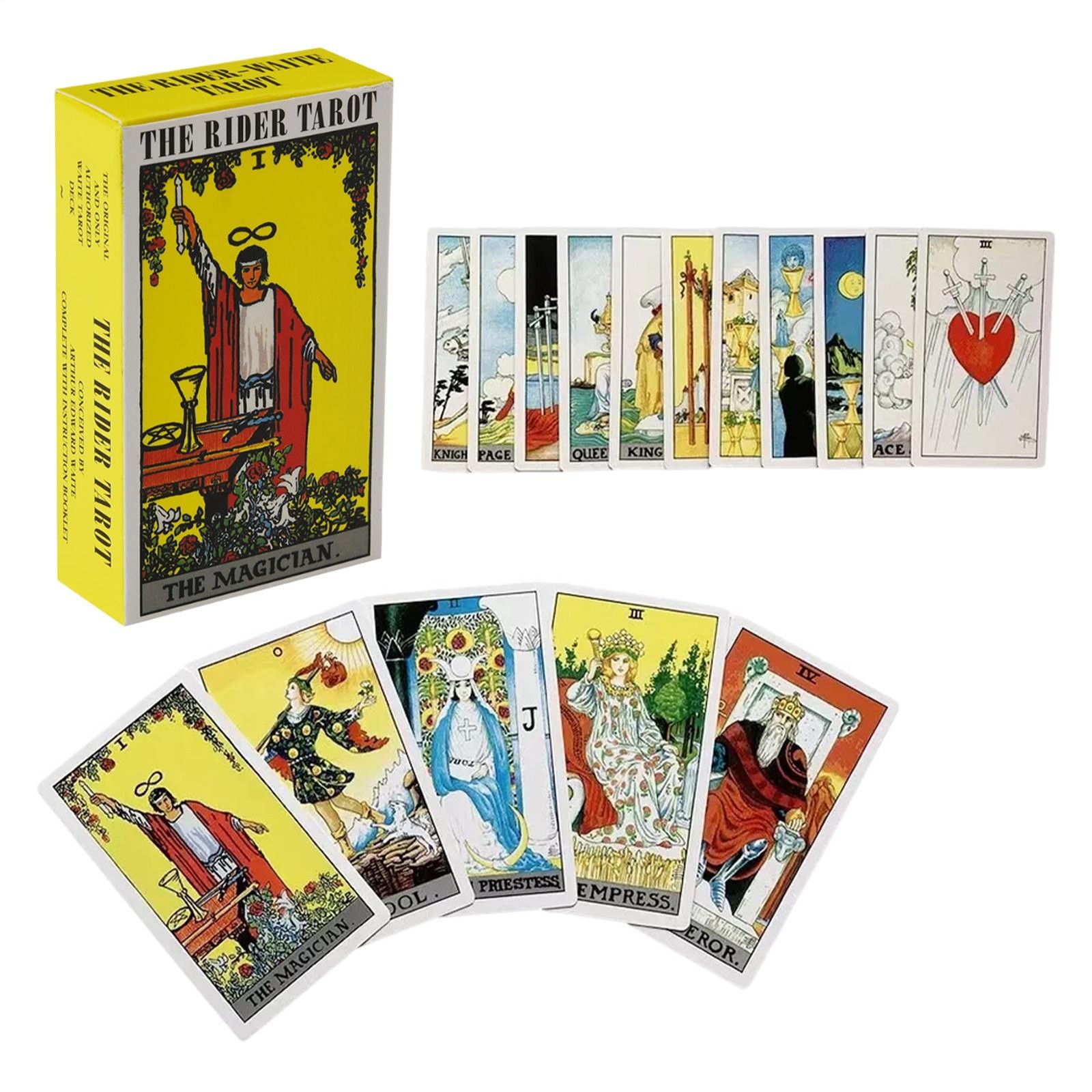 The Rider-Waite Tarot Deck by Arthur Edward Waite 78 Cards