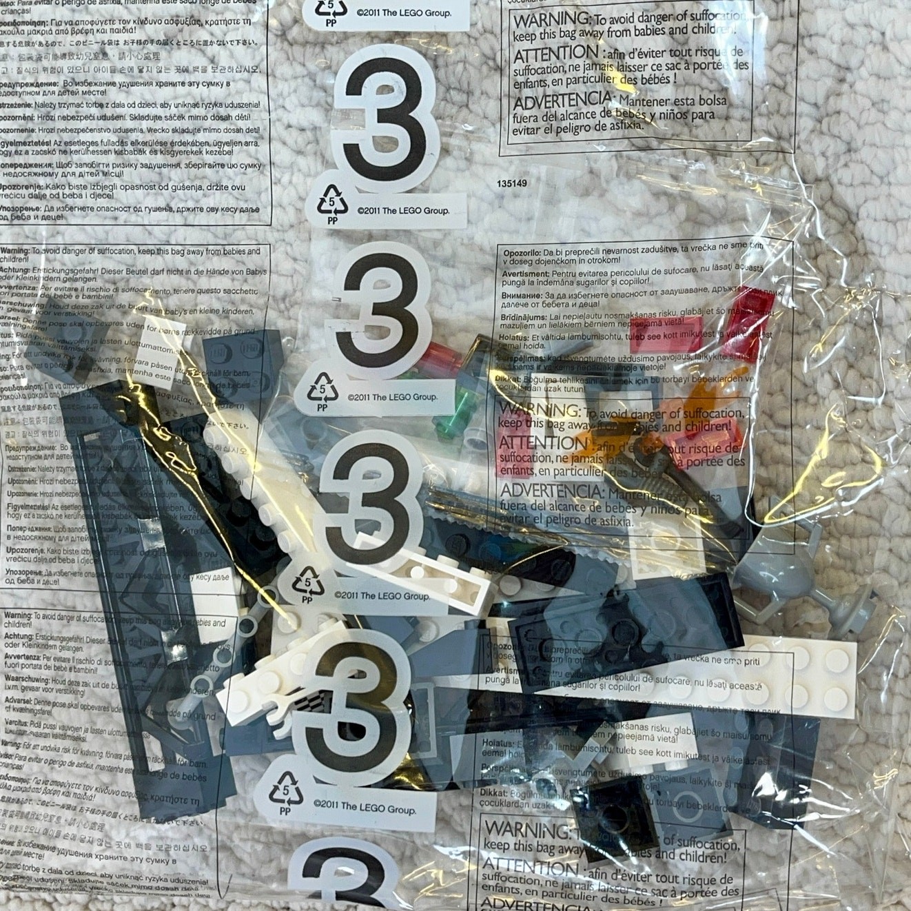 Lego Brick Pack #3 Race Car Rally 10673-1 Replacement Parts