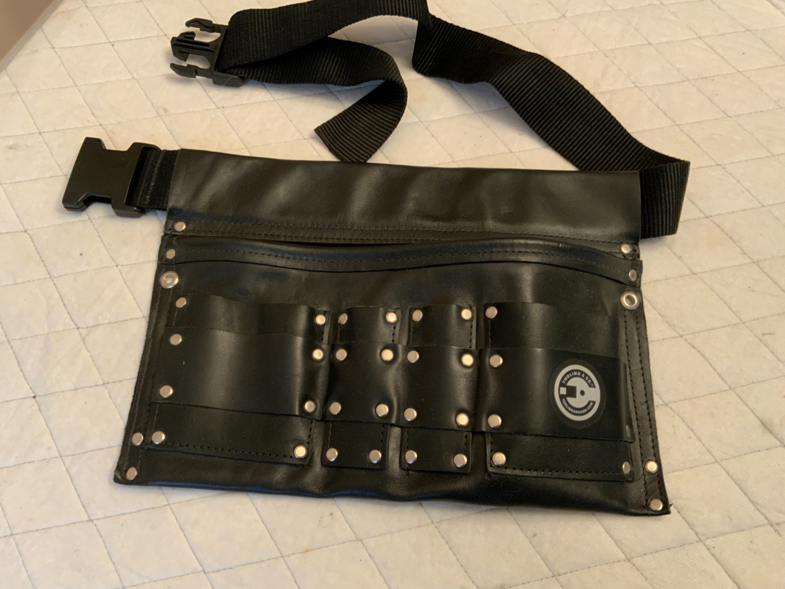 Vintage Tooling around Hairdressing Barber Scissors Tool Belt waist bag black