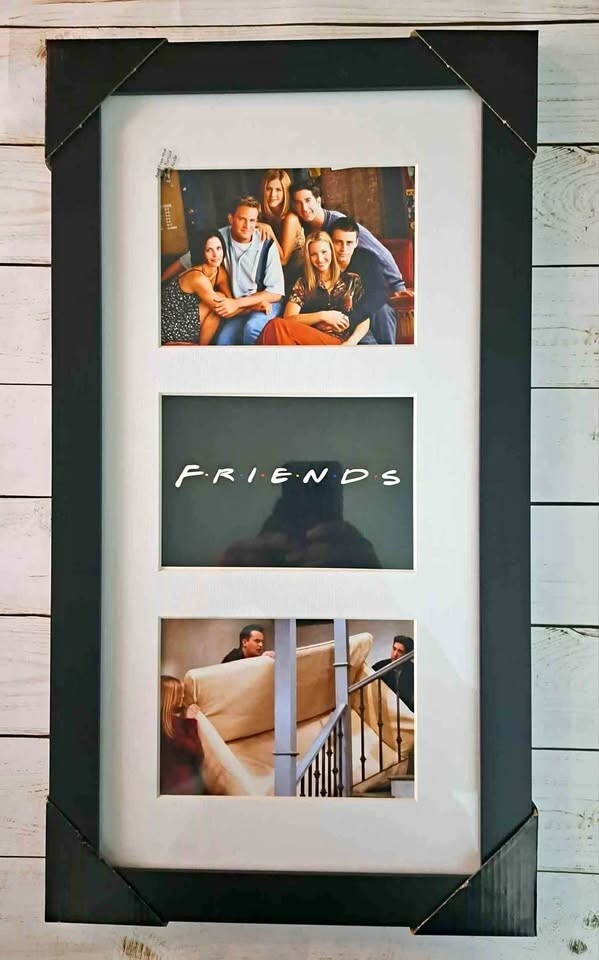Friends Iconic Scenes series... Glass Front and framed 12in x 22in