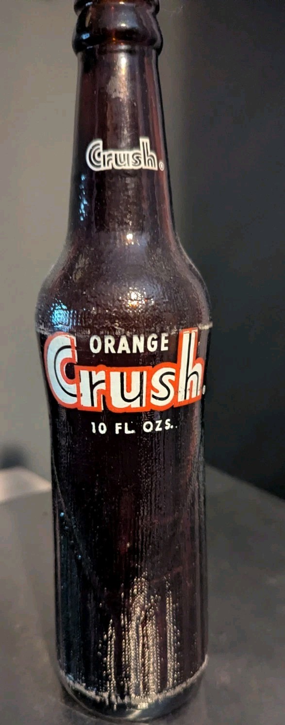 Orange Crush Brown Mae West Textured Evanston Illinois Bottle